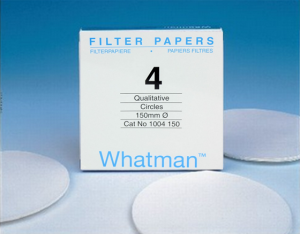 Filtro Whatman del número 4